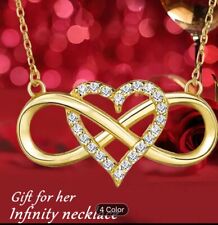Infinity heart pendant for sale  BRACKNELL