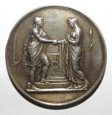 Médaille mariage argent d'occasion  Pacy-sur-Eure