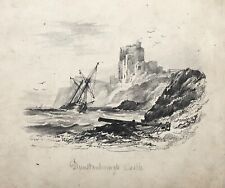 Antique drawing dunstanburgh d'occasion  Expédié en Belgium