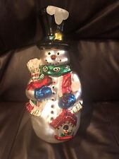 Mercury glass snowman for sale  Shipping to Ireland