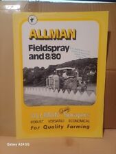 Allman crop sprayers for sale  EYEMOUTH