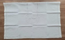 Tischdecke leinen wollweiß gebraucht kaufen  Hopsten