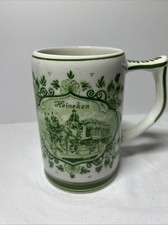Caneca de cerveja decorativa Delftsche Huys Delft verde artesanal Heineken Stein comprar usado  Enviando para Brazil