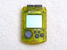 Cartão de memória visual oficial Sega Dreamcast amarelo VMU /w novas baterias HKT-7000 comprar usado Cartão de memória visual oficial Sega Dreamcast amarelo VMU /w novas baterias HKT-7000 comprar usado  Enviando para Brazil