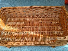large wicker dog bed for sale  COLEFORD