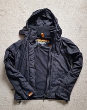 Superdry black windcheater for sale  LANCASTER