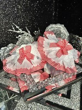 💕 Meias feitas à mão Gingham com babado de renda tartan tornozelo tutu para meninas da escola ❤️ comprar usado  Enviando para Brazil