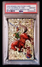 Pokémon 1999 Legend Of Zelda Ocarina Of Time N64 cartão telefônico PSA 10 GOLD HOLO comprar usado Pokémon 1999 Legend Of Zelda Ocarina Of Time N64 cartão telefônico PSA 10 GOLD HOLO comprar usado  Enviando para Brazil
