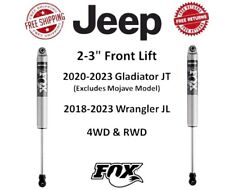 Amortecedores Fox 2.0 par dianteiro 2-3" elevador para 18-23 Wrangler JL e 20-23 Gladiator USADO comprar usado  Enviando para Brazil