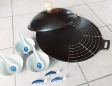 Wok gusseisen deckel gebraucht kaufen  Steinfurt