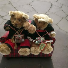 Gemmy musical urso no sofá casal movimentos com presentes anos 90 vintage, usado comprar usado  Enviando para Brazil