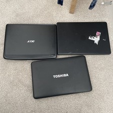 Laptops joblot toshiba for sale  PENRITH