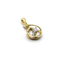 Vintage diamant anhänger gebraucht kaufen  Augsburg
