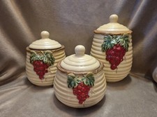 Canisters majolica grapes for sale  Hanover