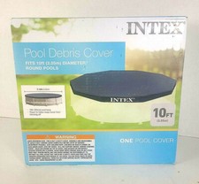 Capa de detritos para piscina Intex compatível com 10 pés de diâmetro redonda acima do solo azul 28030e comprar usado  Enviando para Brazil