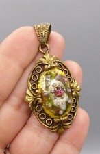 Ancien pendentif emaux d'occasion  Saint-Chef