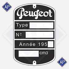 Plaque constructeur moto d'occasion  Saulces-Monclin