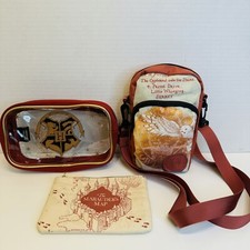 Lote de 3 - Bolsa/bolsa tiracolo Harry Potter e estojo transparente e bolsa de maquiagem pequena comprar usado  Enviando para Brazil