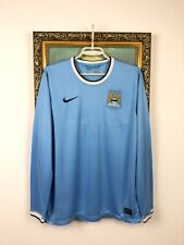 Camisa de futebol Manchester City Home 2013 futebol Nike rara hype manga longa tamanho M comprar usado  Enviando para Brazil