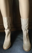 Leather ankle boots usato  Ostra Vetere