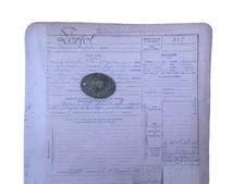 Plaque identité ww1 d'occasion  Gannat