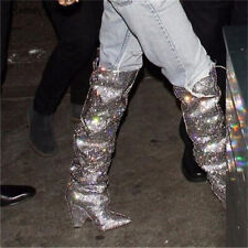 Rhinstone high boots for sale  NOTTINGHAM