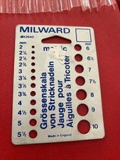Milward gauge knitting for sale  BLAIRGOWRIE
