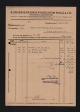 Ringelheim rechnung 1937 gebraucht kaufen  Leipzig