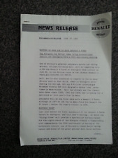 Renault turbo elf for sale  CHATHAM