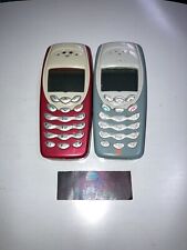 2 Téléphones GSM Mobile Nokia 3410 - Rouge Et Vert HORS SERVICE na sprzedaż  Wysyłka do Poland