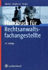 Handbuch rechtsanwaltsfachange gebraucht kaufen  Berlin