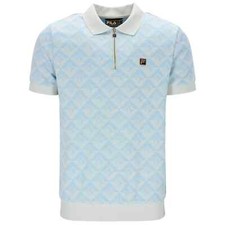CAMISA POLO GEOMÉTRICA JAQUARD FILA AXEL 2, usado comprar usado  Enviando para Brazil