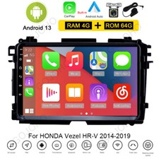 Rádio de carro estéreo 4+64GB Android 13 para Honda Vezel HR-V HRV 2014-18 GPS CarPlay comprar usado  Enviando para Brazil