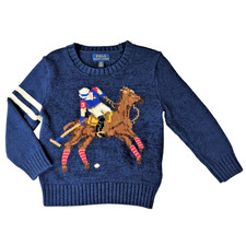 Usado, Polo Ralph Lauren Grande Logotipo Polo Player Cavalo | Suéter Infantil Algodão Tamanho 3/3T comprar usado  Enviando para Brazil