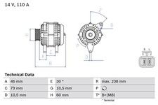 Bosch lichtmaschine generator gebraucht kaufen  Bautzen