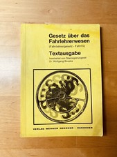 Gesetze fahrlehrerwesen verlag gebraucht kaufen  Ratingen