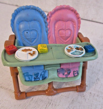 Cadeira alta Fisher Price Loving Family cozinha quarto de bebê gêmeos, usado comprar usado  Enviando para Brazil