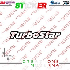 Adesivo sticker turbostar usato  Matera
