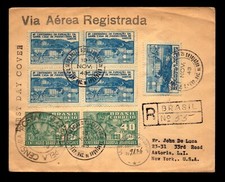 Usado, Brasil 1943 SC# 616-617 FDC / Burle Marx, vinco menor - L20872 comprar usado  Enviando para Brazil