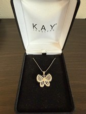 Butterfly pendant natural for sale  Wheeling