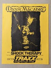 Shock Therapy, Danse Macabre @ Traxx 31 de outubro de 1984 Flyer Detroit Industrial Goth comprar usado  Enviando para Brazil