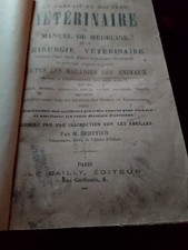 Livre ancien vétérinaire d'occasion  Le Creusot
