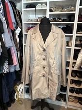 Cream trench style for sale  WANTAGE