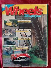 WHEELS Magazine Car '32 Ford Hot Rod 20m Cabrio 1988 German Jaguar Moto Guzzi V7 segunda mano  Embacar hacia Argentina