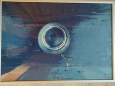 Blaues bild wasserglas gebraucht kaufen  Regensburg