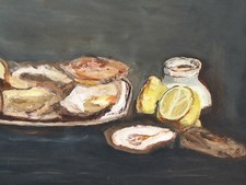 Oil canvas still for sale  HASTINGS