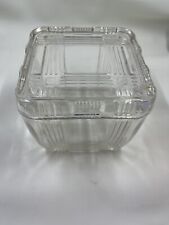 VIDRO TRANSPARENTE 4" QUADRADO NA PARTE SUPERIOR / 3,5" QUADRADO INFERIOR GELADEIRA PRATO COM DESIGN HORIZONTAL comprar usado  Enviando para Brazil