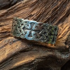 Anel de nó cruz de ferro celta prata 925 Schwartz motociclista gótico tamanhos M a Z. comprar usado  Enviando para Brazil