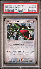 Usado, Rayquaza EX Holo Pokemon 2004 Emerald Half Deck caixa de presente japonesa 018/019 PSA 10 comprar usado  Enviando para Brazil