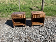 Pair vintage bedside for sale  MUIR OF ORD
